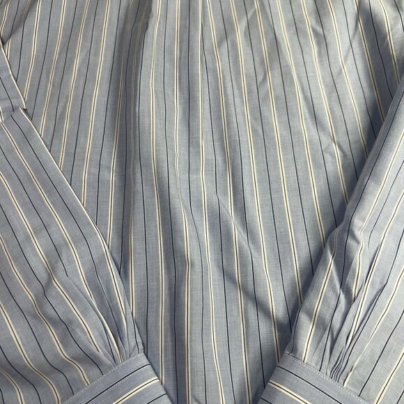 Brooks Brothers Regent Shirt Mens 15/34 Blue Red Stripe Pocket Button Down - Picture 7 of 8